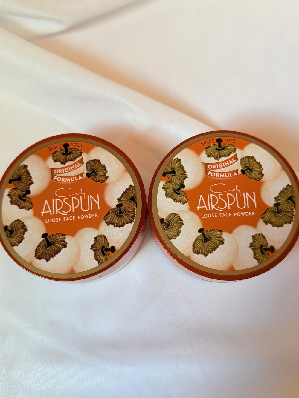 Coty Airspun Loose Face Powder Translucent 2 Pack (#070-24) - 2.3 oz each NEW